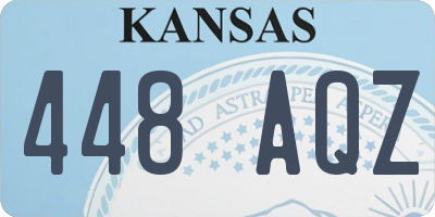 KS license plate 448AQZ