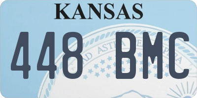 KS license plate 448BMC