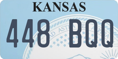 KS license plate 448BQQ