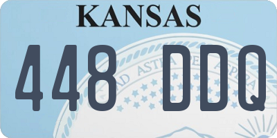 KS license plate 448DDQ