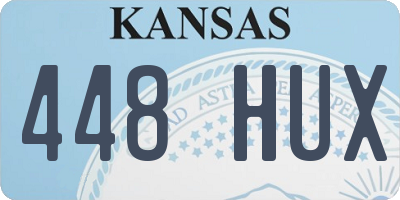 KS license plate 448HUX