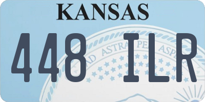 KS license plate 448ILR