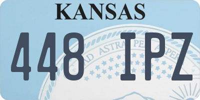 KS license plate 448IPZ