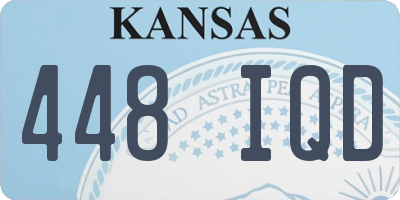 KS license plate 448IQD