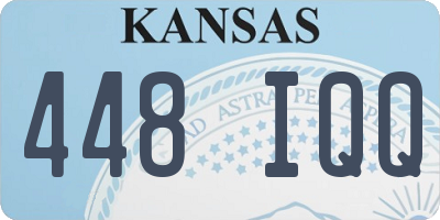 KS license plate 448IQQ