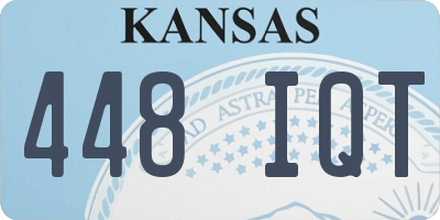 KS license plate 448IQT