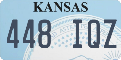 KS license plate 448IQZ