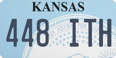 KS license plate 448ITH