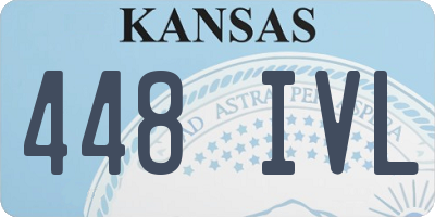 KS license plate 448IVL