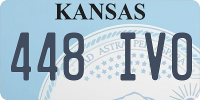 KS license plate 448IVO