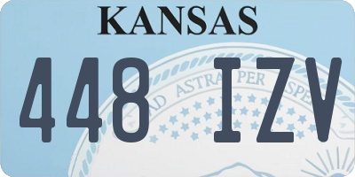 KS license plate 448IZV