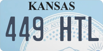 KS license plate 449HTL
