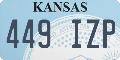 KS license plate 449IZP
