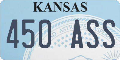 KS license plate 450ASS