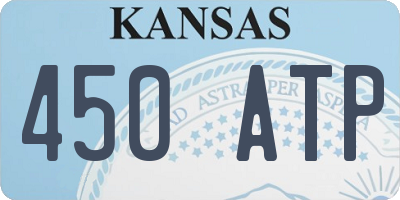 KS license plate 450ATP