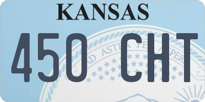 KS license plate 450CHT