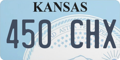 KS license plate 450CHX
