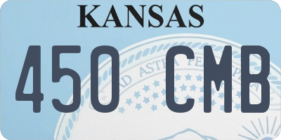 KS license plate 450CMB