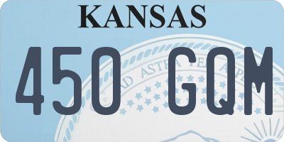 KS license plate 450GQM