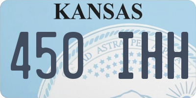 KS license plate 450IHH