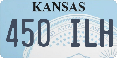 KS license plate 450ILH