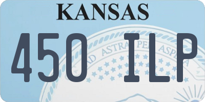 KS license plate 450ILP