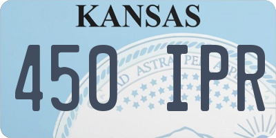 KS license plate 450IPR
