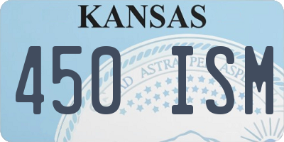 KS license plate 450ISM