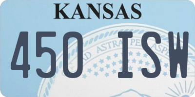 KS license plate 450ISW