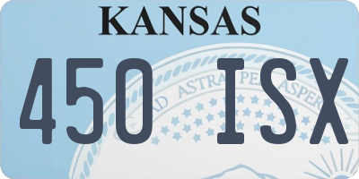 KS license plate 450ISX