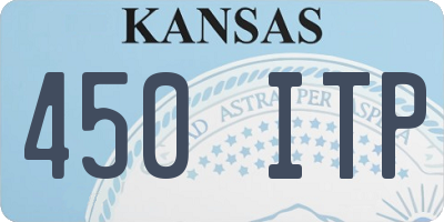 KS license plate 450ITP