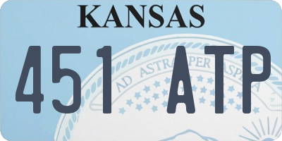 KS license plate 451ATP