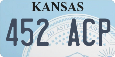 KS license plate 452ACP