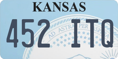KS license plate 452ITQ