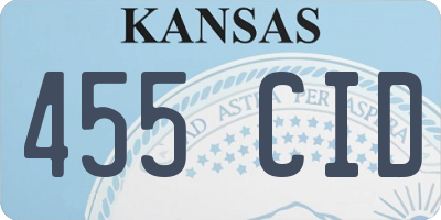 KS license plate 455CID