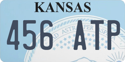KS license plate 456ATP