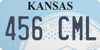 KS license plate 456CML