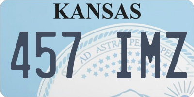 KS license plate 457IMZ