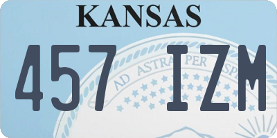KS license plate 457IZM