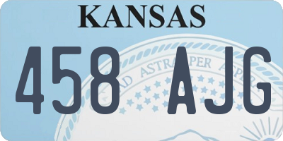 KS license plate 458AJG