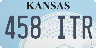 KS license plate 458ITR