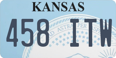 KS license plate 458ITW