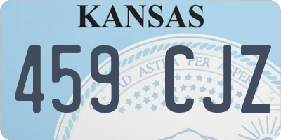 KS license plate 459CJZ