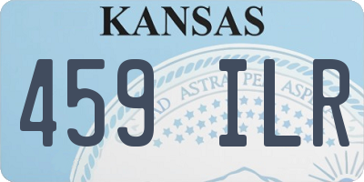 KS license plate 459ILR