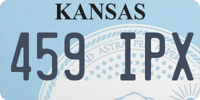 KS license plate 459IPX
