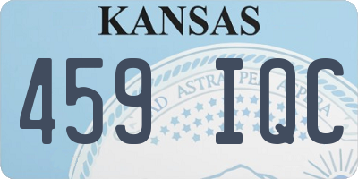 KS license plate 459IQC