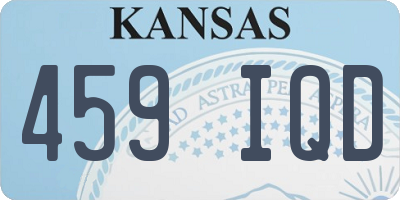 KS license plate 459IQD