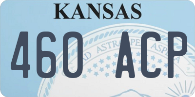 KS license plate 460ACP