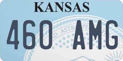 KS license plate 460AMG