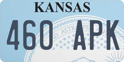 KS license plate 460APK